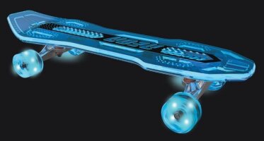 PLASTIC BOARDS WITH LED-WHEELS