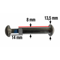 MICRO - mounting axle with internal thread 47mm