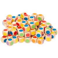 OLIFU - COLOR DICES, 1 - 6 - PACK OF 100