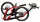 KMX KOYOTE 20"/20" Trike, rot:, 20 Gänge, Klappbar, Komfortsitz mit integrierter Kopfstütze