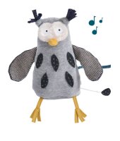 MOULIN ROTY - SOFT TOY - MUSIC BOX - OWL