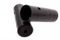 KHE - BMX - BLACK STEEL PEGS - 10mm - SCHWARZ