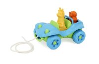 GREEN TOYS - VEHICLE - DUNGE BUGGY - PULL TOY - BLUE