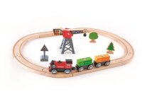 HAPE TOYS - FREIGHT DELIVERY RAILROAD CIRCLE